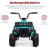 Garvee 12V Kids Electric Ride On Car, 4-Wheeler Quad ATV Play Car with 1.8MPH Max Speed, Treaded Tires, Push-Button Accelerator - 4 of 4
