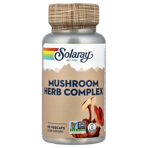 Solaray Mushroom Complete 8-90 Vegetarian Capsules - 1 of 4