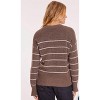 Women's v neck boxy sweater - mododoc - 2 of 2