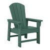 WestinTrends Malibu Kids 3-Piece Outdoor HDPE Adirondack Chairs With Square Side Table Set - 4 of 4
