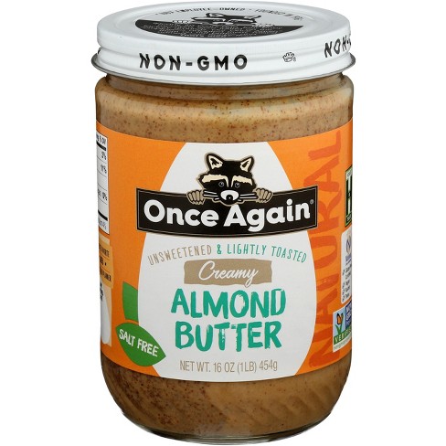 Once Again Nut Creamy Butter Almond Lightly Toasted - Case of 6 - 16 oz - image 1 of 1