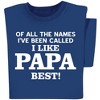 Collections Etc Papa Names T-shirt - 2 of 4