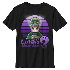 Boy's Nintendo Luigi's Mansion 3 Logo T-Shirt - 1 of 4