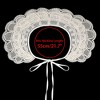 Elerevyo Women Lace Embroidery Knit Detachable Fake Peter Pan Collar Little Shawl for Blouse 1Pc - 4 of 4