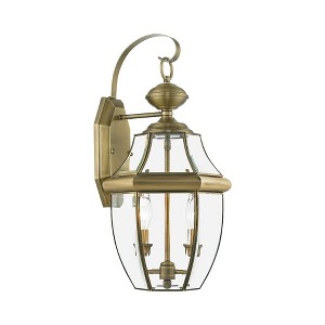 Livex Lighting Monterey 2 - Light Wall Light in  Antique Brass - 1 of 4