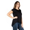 Plus Hi Lo Top - 24seven Comfort Apparel™ - 2 of 4