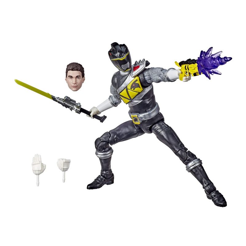 Power Rangers Lightning Collection Dino Charge Black Ranger Figure, 1 of 3
