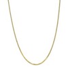 Black Bow Jewelry 2.2mm 10k Yellow Gold Flat Beveled Curb Chain Necklace - 3 of 4