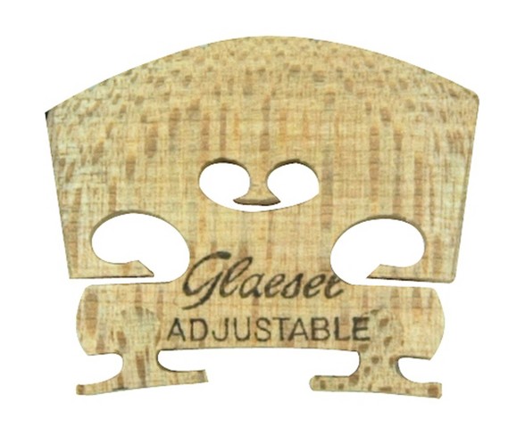 Glaesel Self-Adjusting 1/4 Violin Bridge Medium
