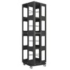 NicBex 4-Tier Rotating Bookshelf with Wheels,55" Tall Book Rack for Bedroom,Living Room,Office,Easy Assembly - 4 of 4