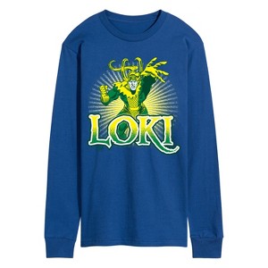 Men's - Marvel - Loki Logo Long Sleeve Graphic T-Shirt - 1 of 4