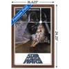 Trends International Star Wars: A New Hope - One Sheet B (No Billing Block) Framed Wall Poster Prints - 3 of 4