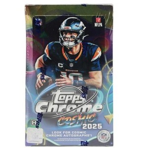 2025 Topps Cosmic Chrome Football Hobby Box : Target