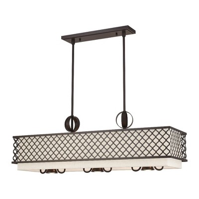 Livex Lighting Arabesque 6 - Light Chandelier in  English Bronze