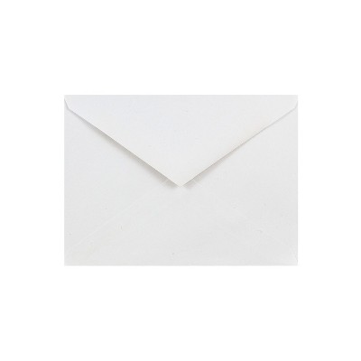 JAM Paper A6 Invitation Envelopes with V-Flap 4.75 x 6.5 White 25/Pack J0567