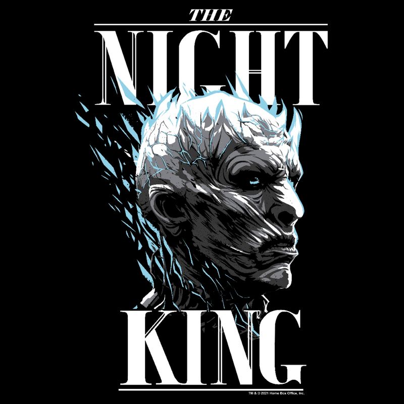 Men's Game of Thrones The Night King's Portrait T-Shirt, 2 of 6