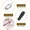 Unique Bargains Stainless Steel Dessert Tea Coffee Spoon with Ceramic Handle 5.7 Inch - 3 of 4