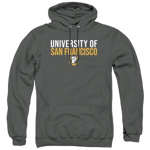 University Of San Francisco Official Stacked Adult Pull-Over Hoodie - 1 of 4