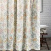 Greenland Home Fashions Chloe GL-2408CSHW Bath Shower Curtain, 72x72 Inch - 2 of 4