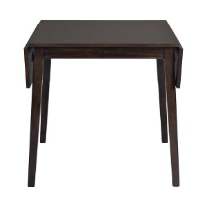 TiramisuBest 5psc Counter Height Dining Table Set with One Faux Marble Top Dining Table and Four Velvet-Upholstered Chairs,Black - 1 of 4