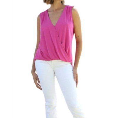 Women's Everyday Cupro Surplice Tank - Veronica M