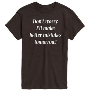 Men's - Instant Message - Better Mistakes Tomorrow Short Sleeve Graphic T-Shirt - 1 of 4