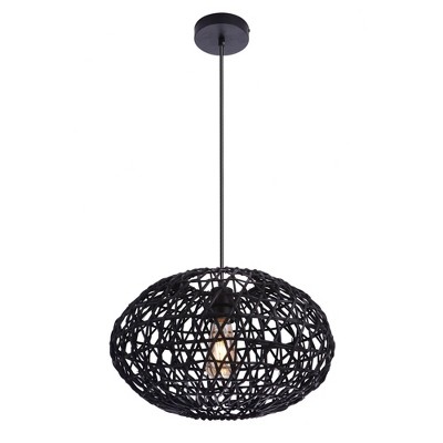 Craftmade Lighting 1 - Light Pendant in  Flat Black