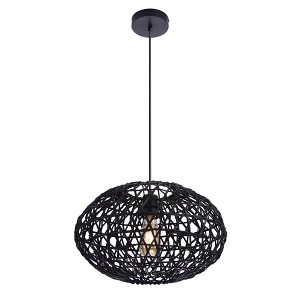 Craftmade Lighting 1 - Light Pendant in  Flat Black - 1 of 1