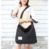 Generic Women's Large Size Canvas Shoulder Bag Hobo Crossbody Handbag Casual Tote Black - 4 of 4