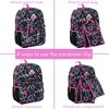 CLUB LIBBY LU Heart Love Backpack Set for Girls, 16 inch, 6 Pieces - Includes Foldable Lunch Bag, Water Bottle, Scrunchie, & Pencil Case - Black - 4 of 4