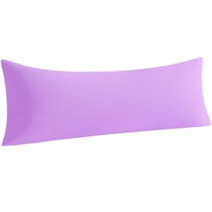 Brushed Microfiber Body Pillowcase, Super Soft Body Pillow Cover with Envelope Closure, 20x54 Inches - NTBAY - 1 of 4