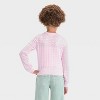 Girls' Long Sleeve Pointelle Cardigan - Cat & Jack™ - 2 of 3