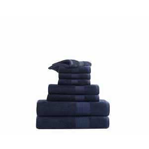 Royal Velvet 8pc Cotton Tencel Mixed Bath Towel Set - 1 of 4