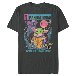 Men's Star Wars The Mandalorian 12 Cents Retro Comic T-Shirt - 1 of 4