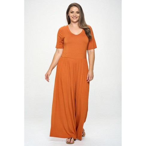 Burnt orange sales jumpsuit target