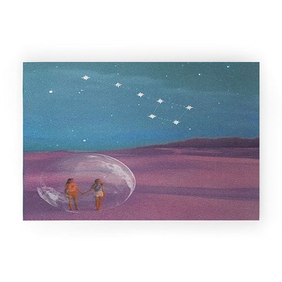 MsGonzalez The sun will come out again 30" x 20" Welcome Mat - Society6