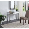 Breighton Home Gilded Mirage Dual-Drawer Writing Desk/Console Table - 3 of 4