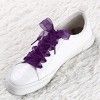 INSPIRE CHIC Sneakers Flat Snow Yarn Wide Transparent Shoe Laces 1" Width 2 Pairs - 2 of 4