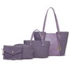 MKF Collection Lippa Tote Crocodile Embossed Vegan Leather Women’s Bag Purse Set by Mia K - 2 of 4