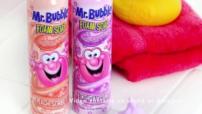 MR. BUBBLE Foam Soap/SLIME Birthday Cake/Orange Cream/Kiwi Blast