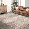 Vintage Washable Area Rugs for Living Room, Non-Slip Indoor Rugs for Dining Room, Bedroom and Office. - 3 of 4