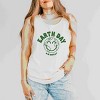 Simply Sage Market S.W.Smiley Earth Day Outline Garment Dyed Tank - 2 of 3