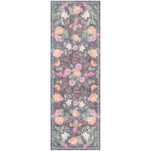 Nourison Botanical Washables Floral Indoor Flatweave Rug - 1 of 4