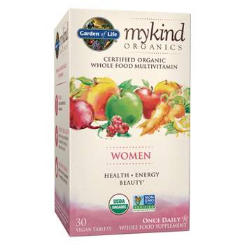Garden of Life My Kind Organic Women's Daily Vegan Multivitamin Tablets - 30ct