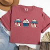 Simply Sage Market Patriotic Cupcakes Garment Dyed Tee - 3 of 4