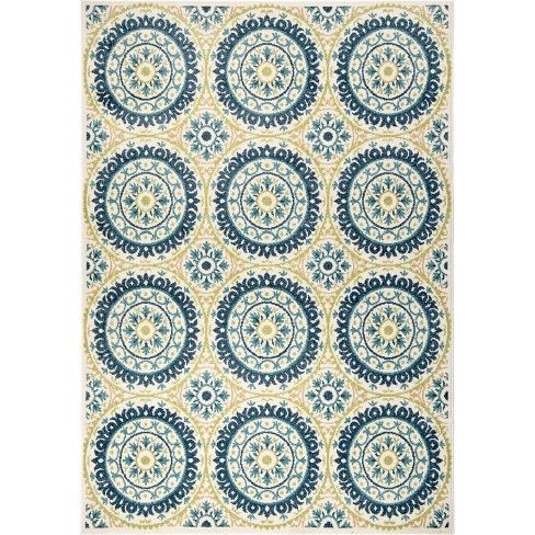 Orian Rugs Twirling Medallions Promise Indoor Outdoor Area Rug Target