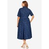 Jessica London Women's Plus Size Soft Denim Shirtdress - image 3 of 4