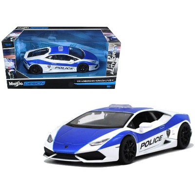 Roblox Jailbreak Police Car Lamborghini Huracan Lp610 4 Police Car White And Blue 1 24 Diecast Model Car By Maisto Target