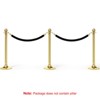 Unique Bargains Hotel Adjustable Velvet Stanchion Rope with Snap Hooks 6 Pcs - 3 of 4