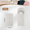 Unique Bargains Thick Velvet Watch Jewelry Storage Bags 5.1" x 2.8" 2 Pcs - 2 of 4